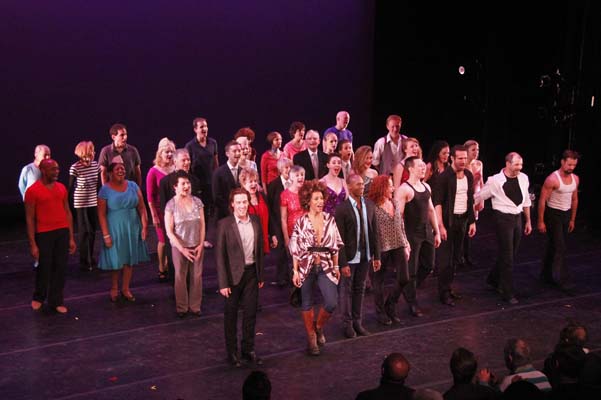 Curtain Calls, with entire cast, Ron Young, DO40 Pres. John Sefakis